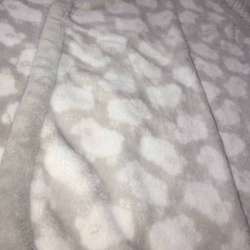 Plush baby blanket